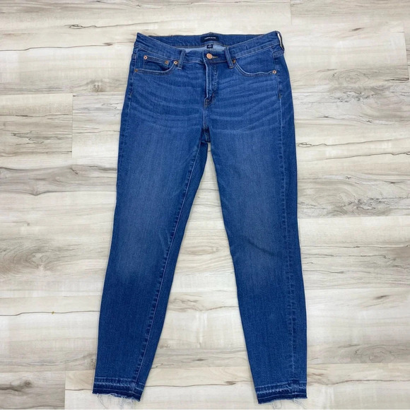 J. Crew Jeans 8” Toothpick Denim Size 29 Stretch Skinny Jeans - Picture 3 of 8